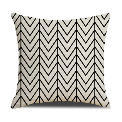 Linen Pillow Cover with Digital Print