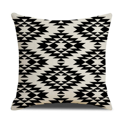 Linen Pillow Cover with Digital Print