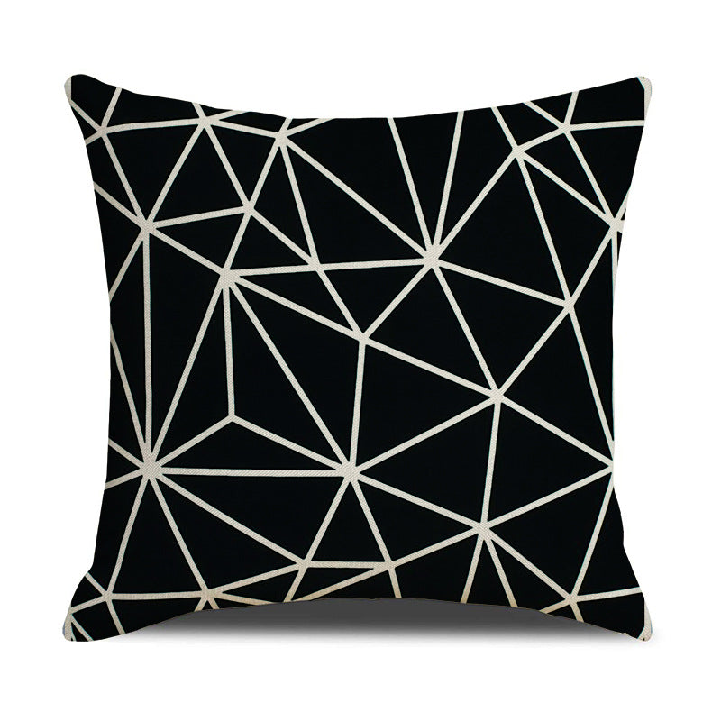 Linen Pillow Cover with Digital Print
