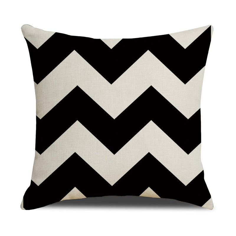 Linen Pillow Cover with Digital Print