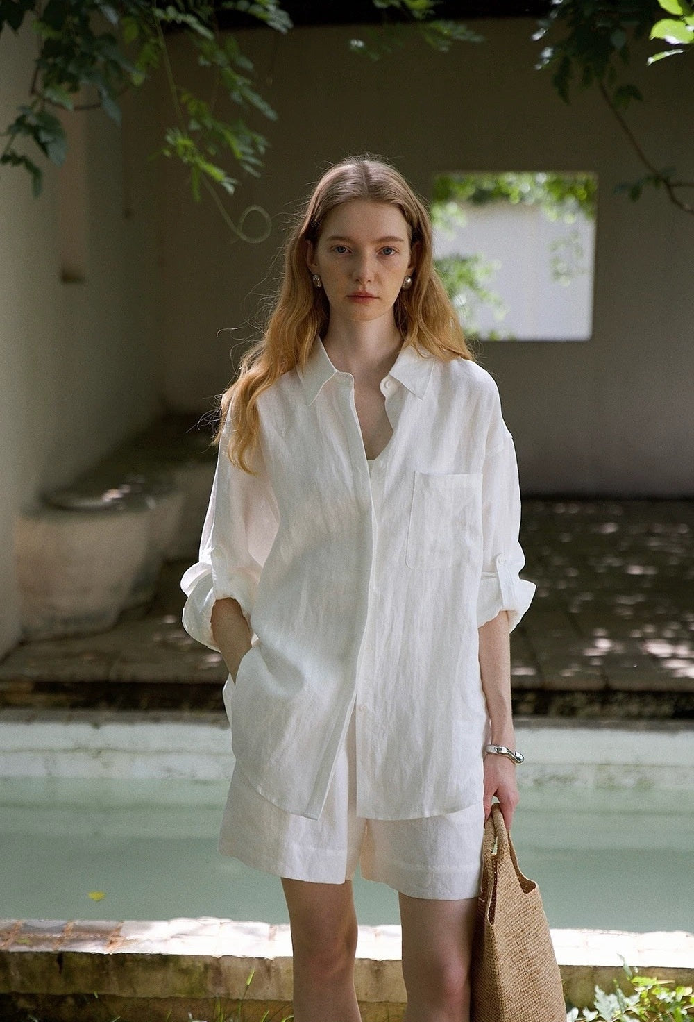 Linen Shirt and Shorts