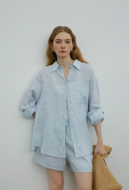 Linen Shirt and Shorts