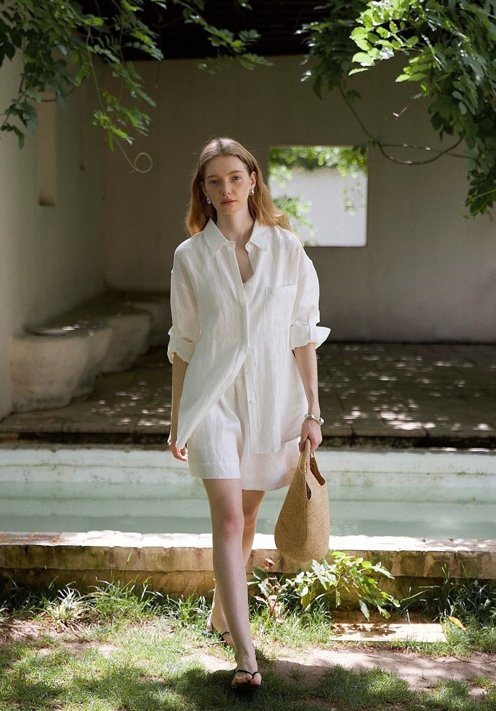 Linen Shirt and Shorts