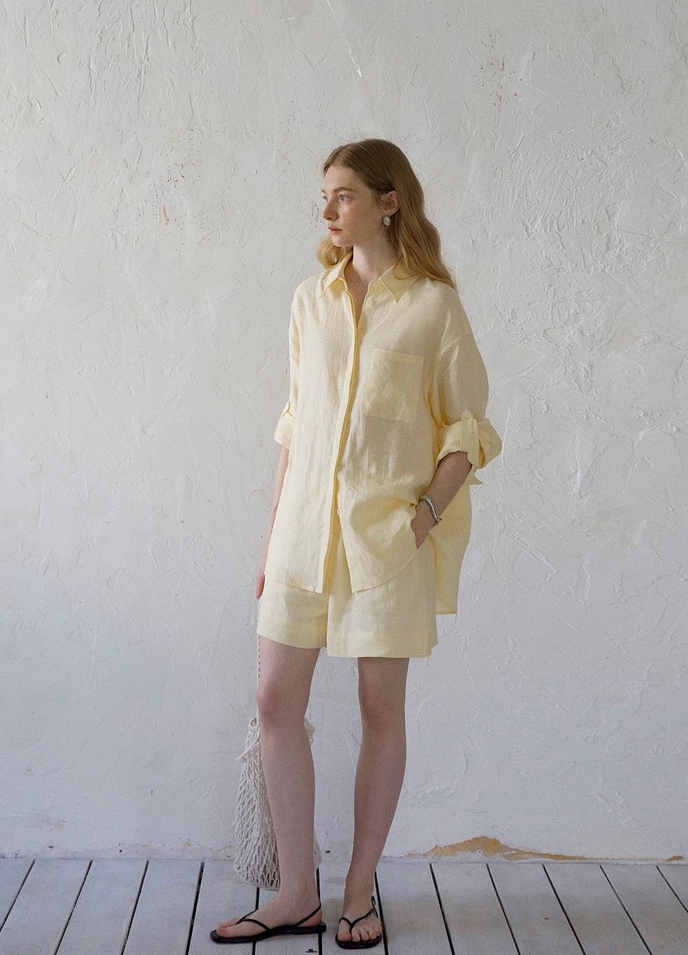 Linen Shirt and Shorts