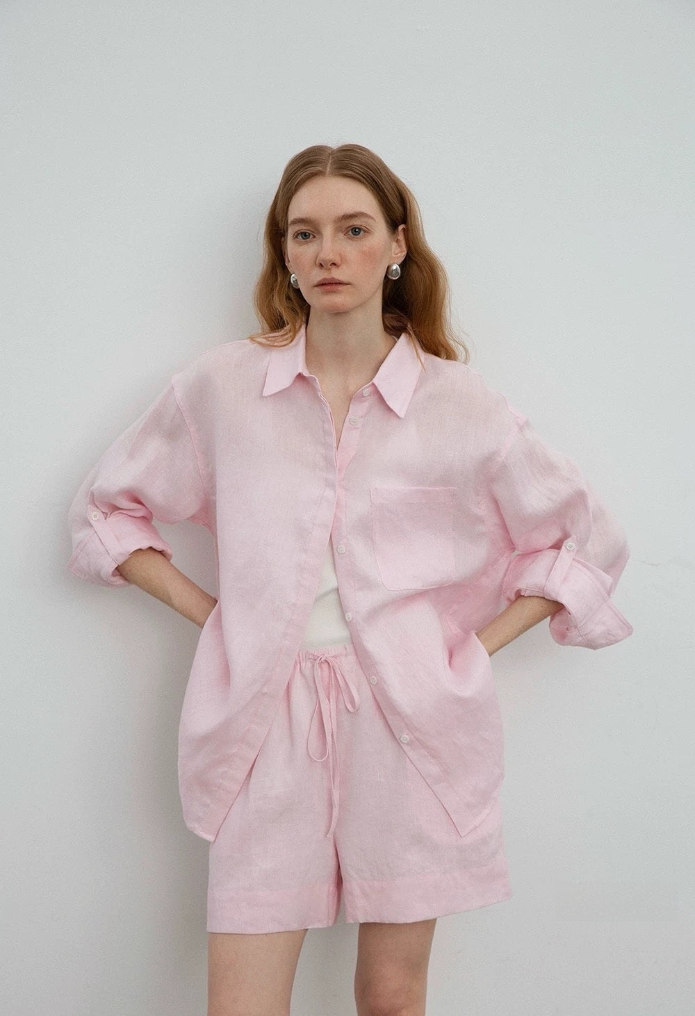 Linen Shirt and Shorts