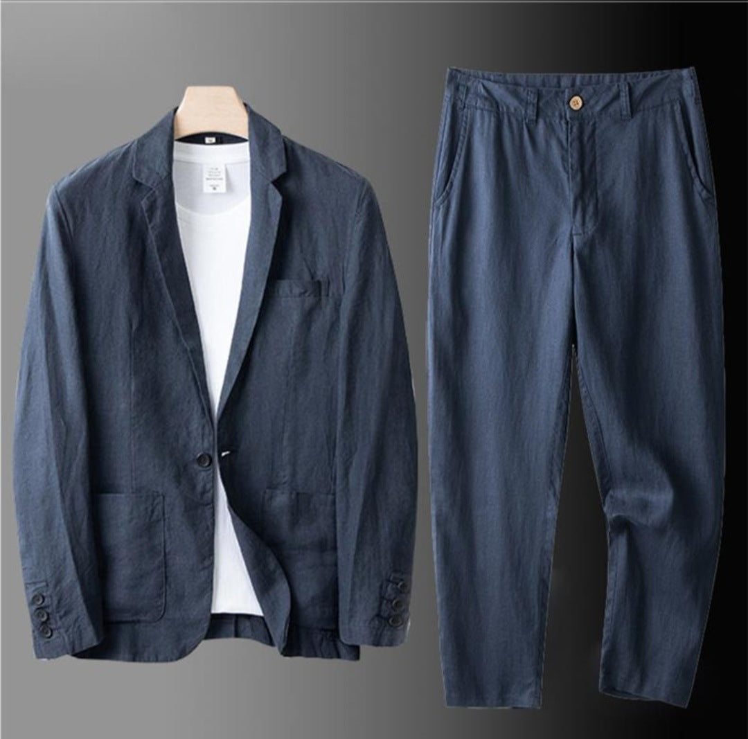 Linen suit set