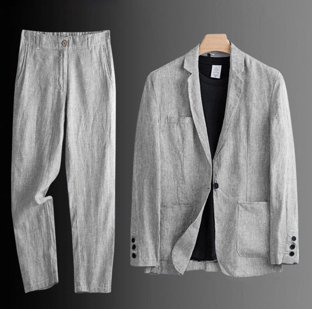 Linen suit set