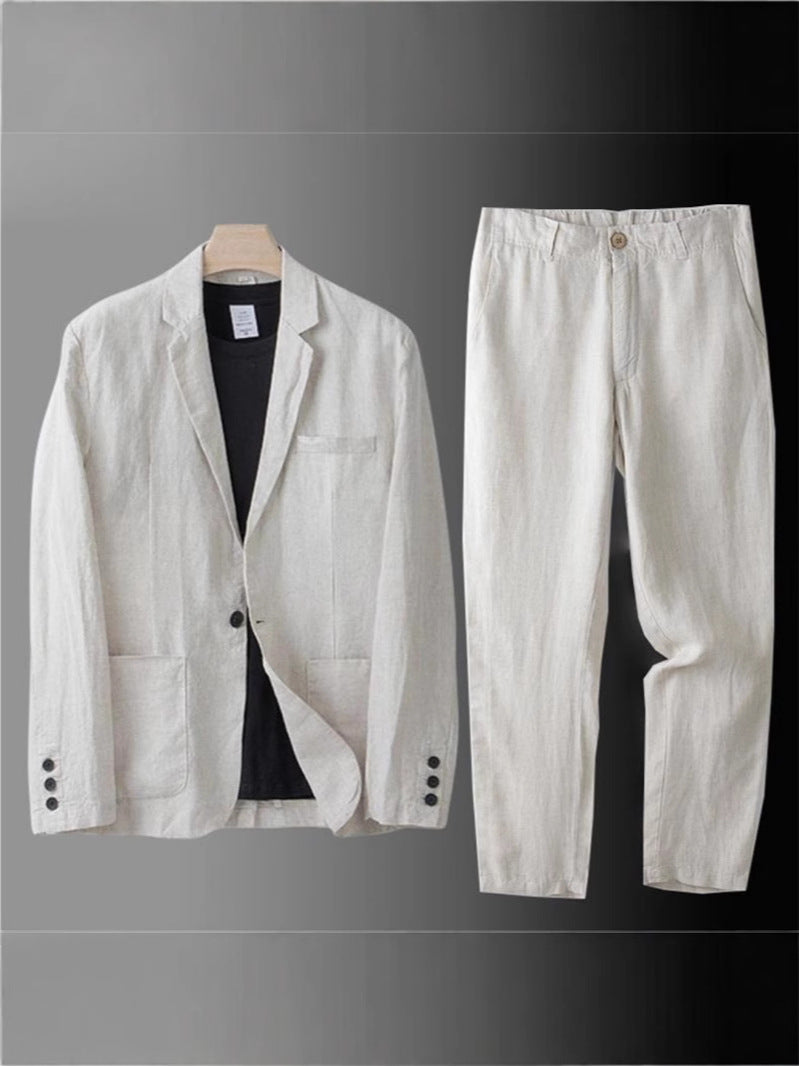 Linen suit set