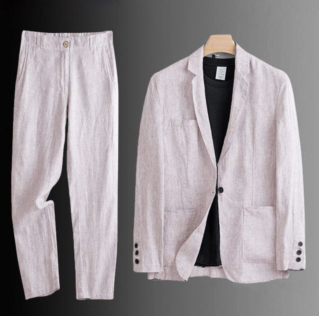 Linen suit set
