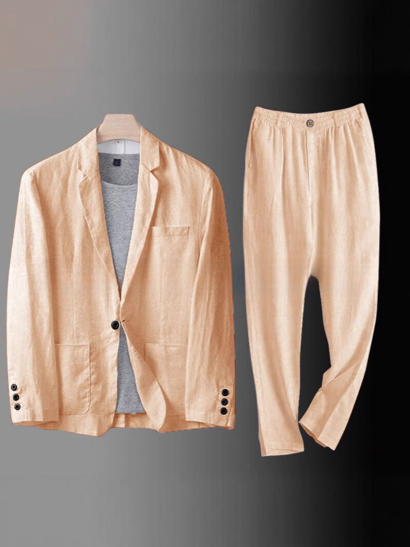 Linen suit set