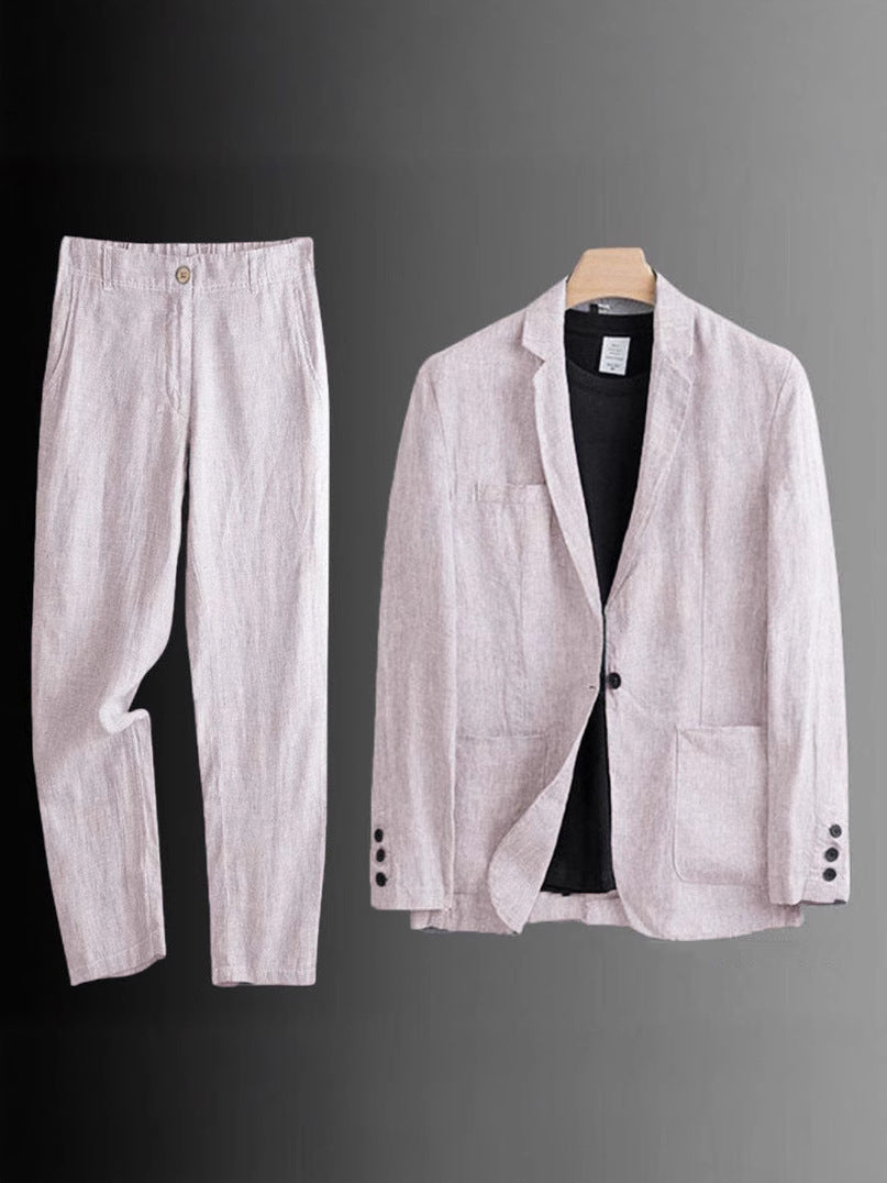 Linen suit set