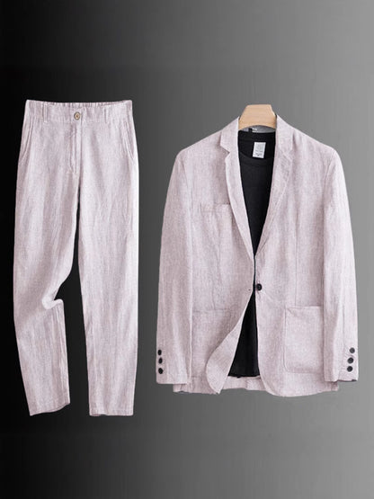 Linen suit set