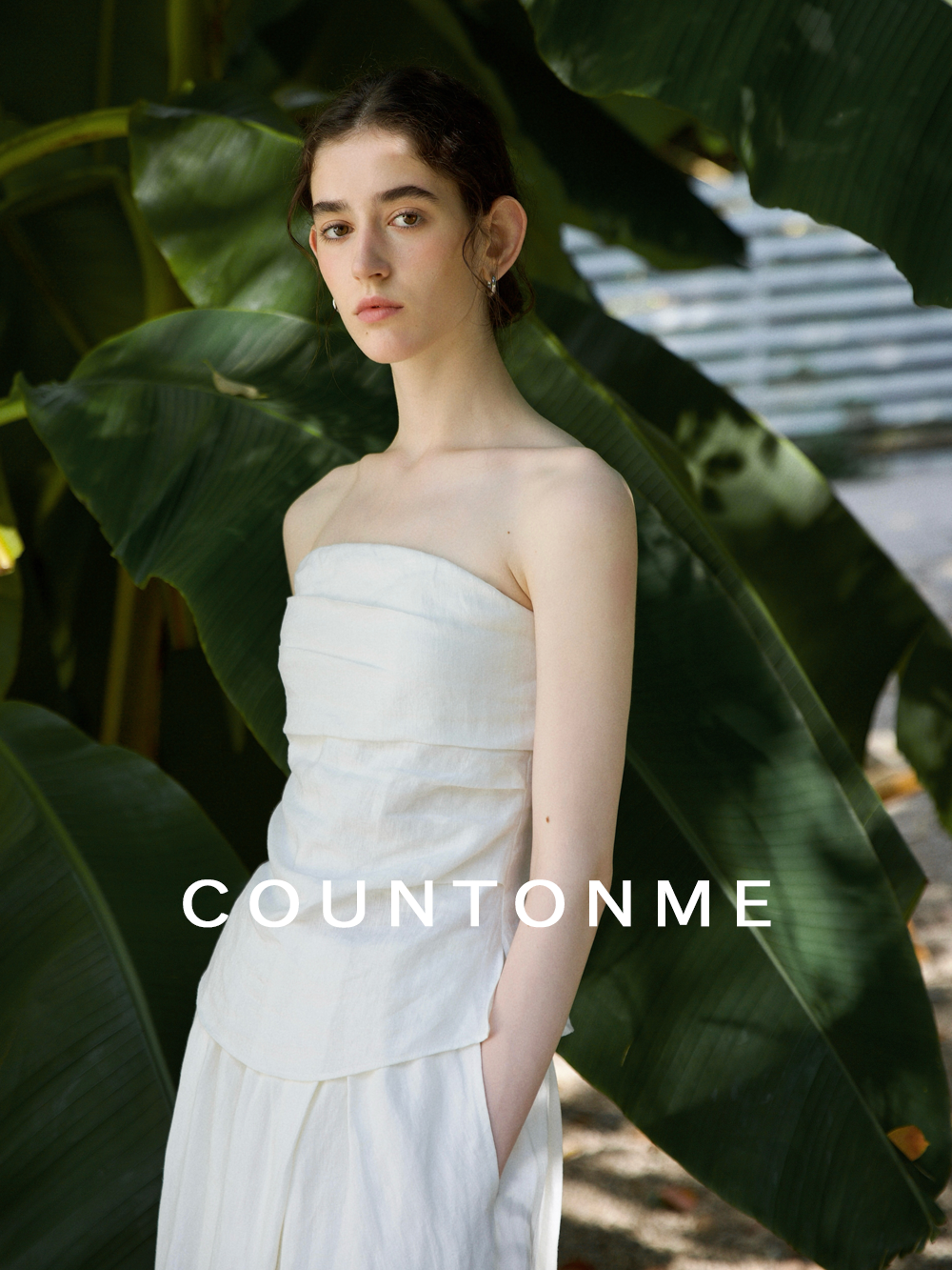Linen Tube Top and Skirt
