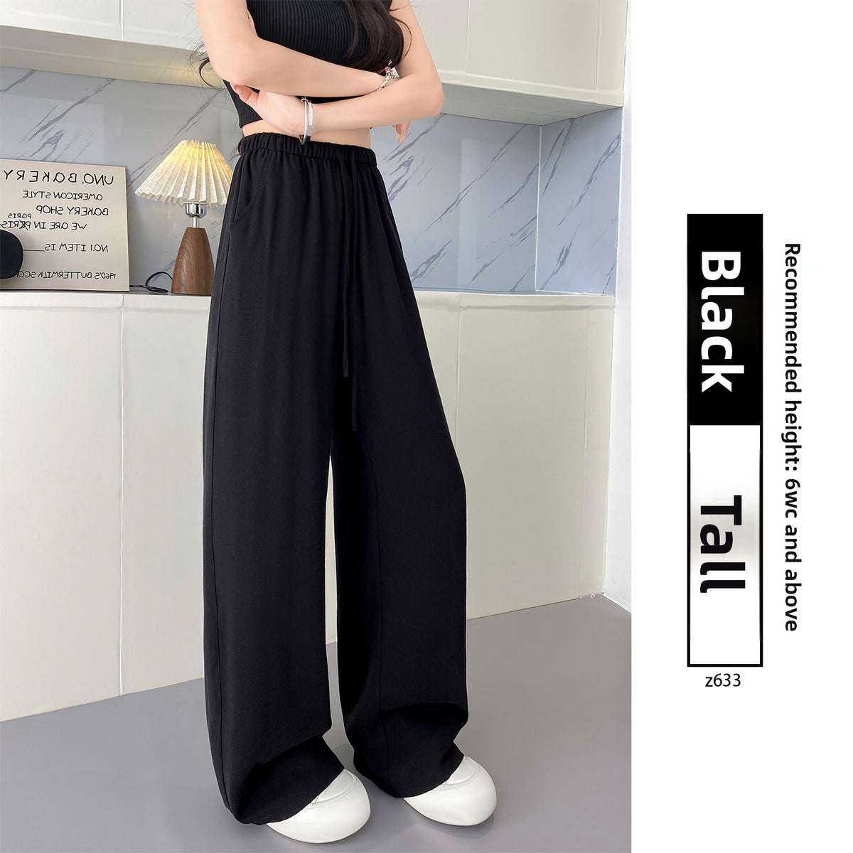 Linen Wide-Leg Pants for Women