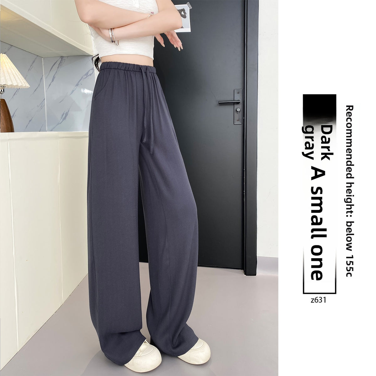 Linen Wide-Leg Pants for Women