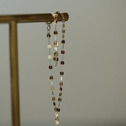 Lip-kiss letter bracelet