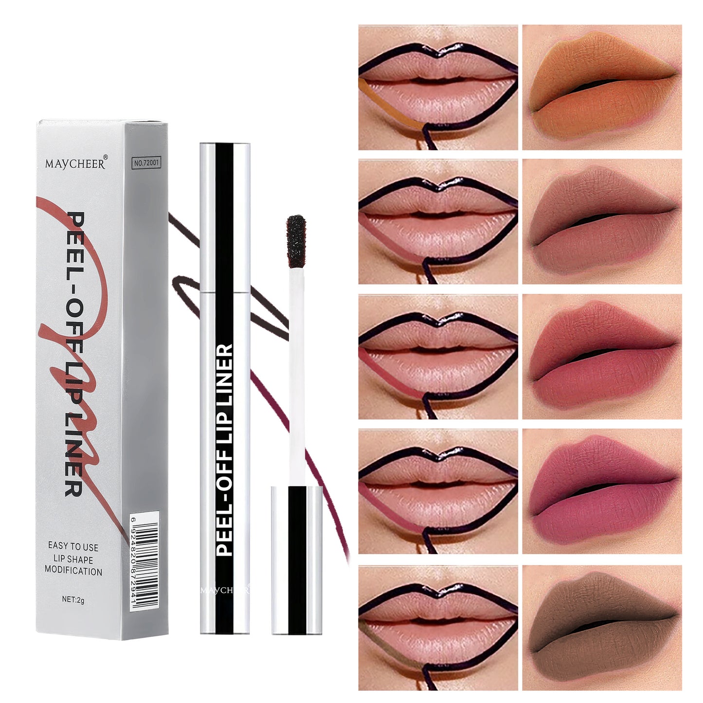 Lip liner remover pen