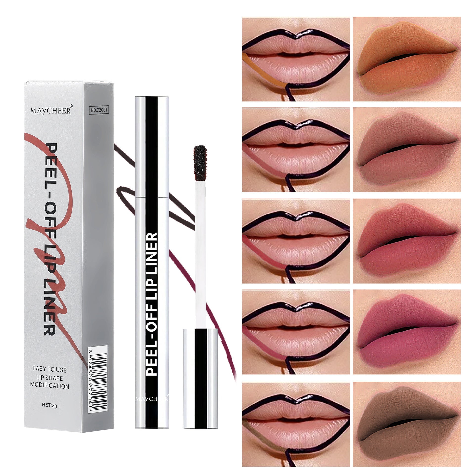 Lip liner remover pen