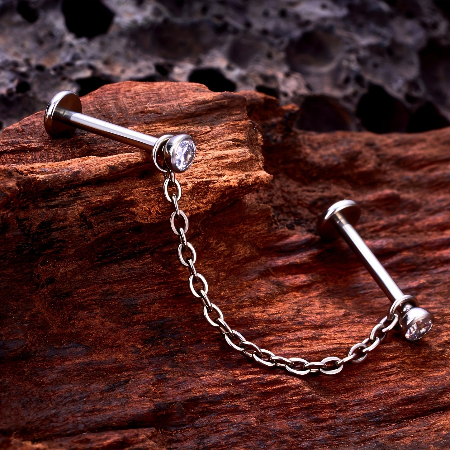 Lip piercing jewelry