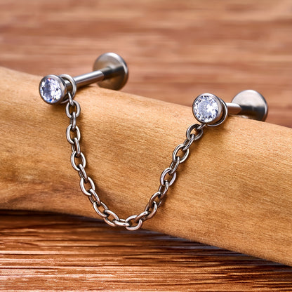Lip piercing jewelry