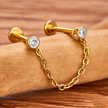 Lip piercing jewelry