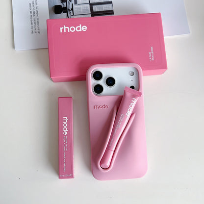 Lipstick lip gloss silicone phone case