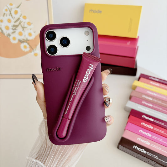 Lipstick silicone phone case