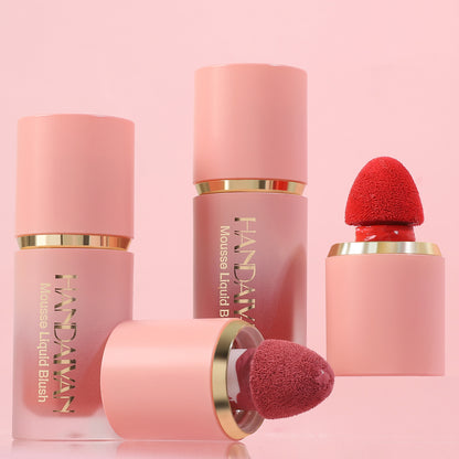 Liquid blush, contouring, matte blush