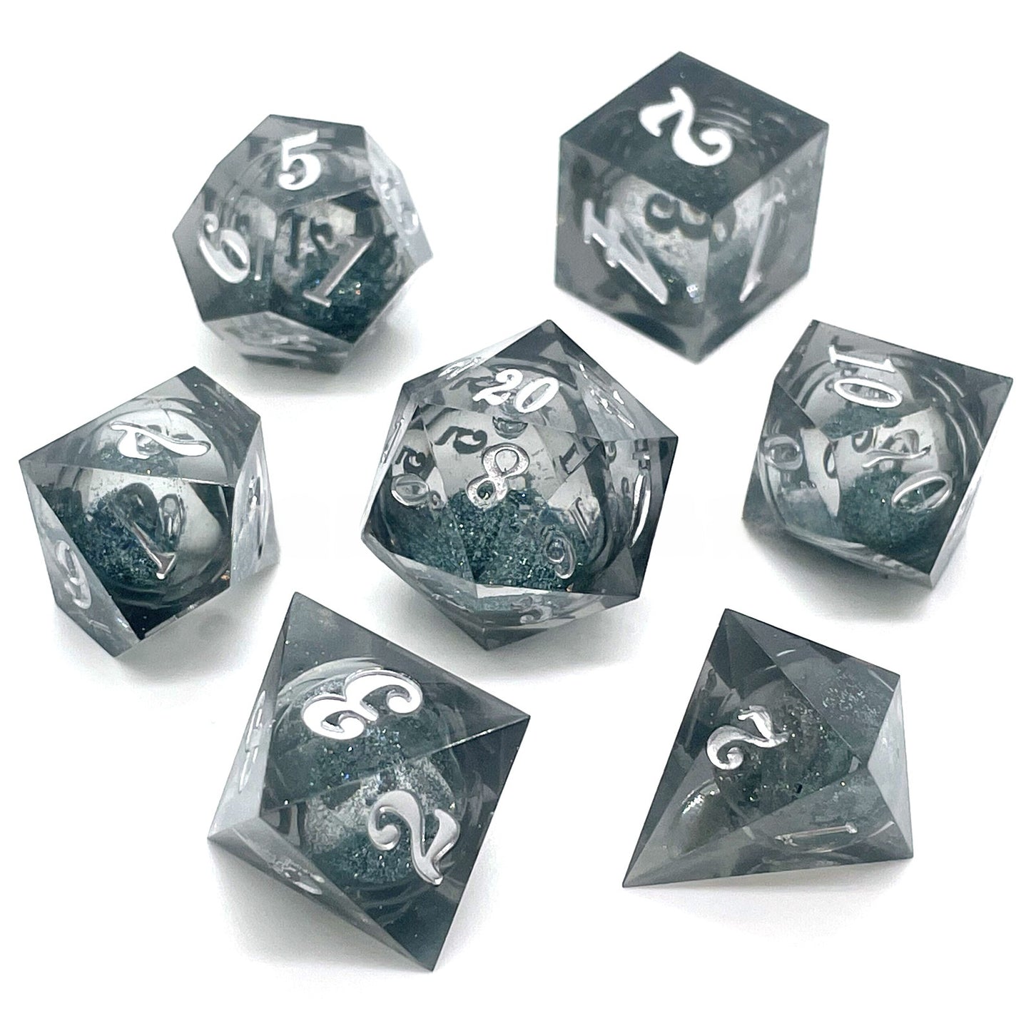 Liquid Core Sharp Edge Resin Dice