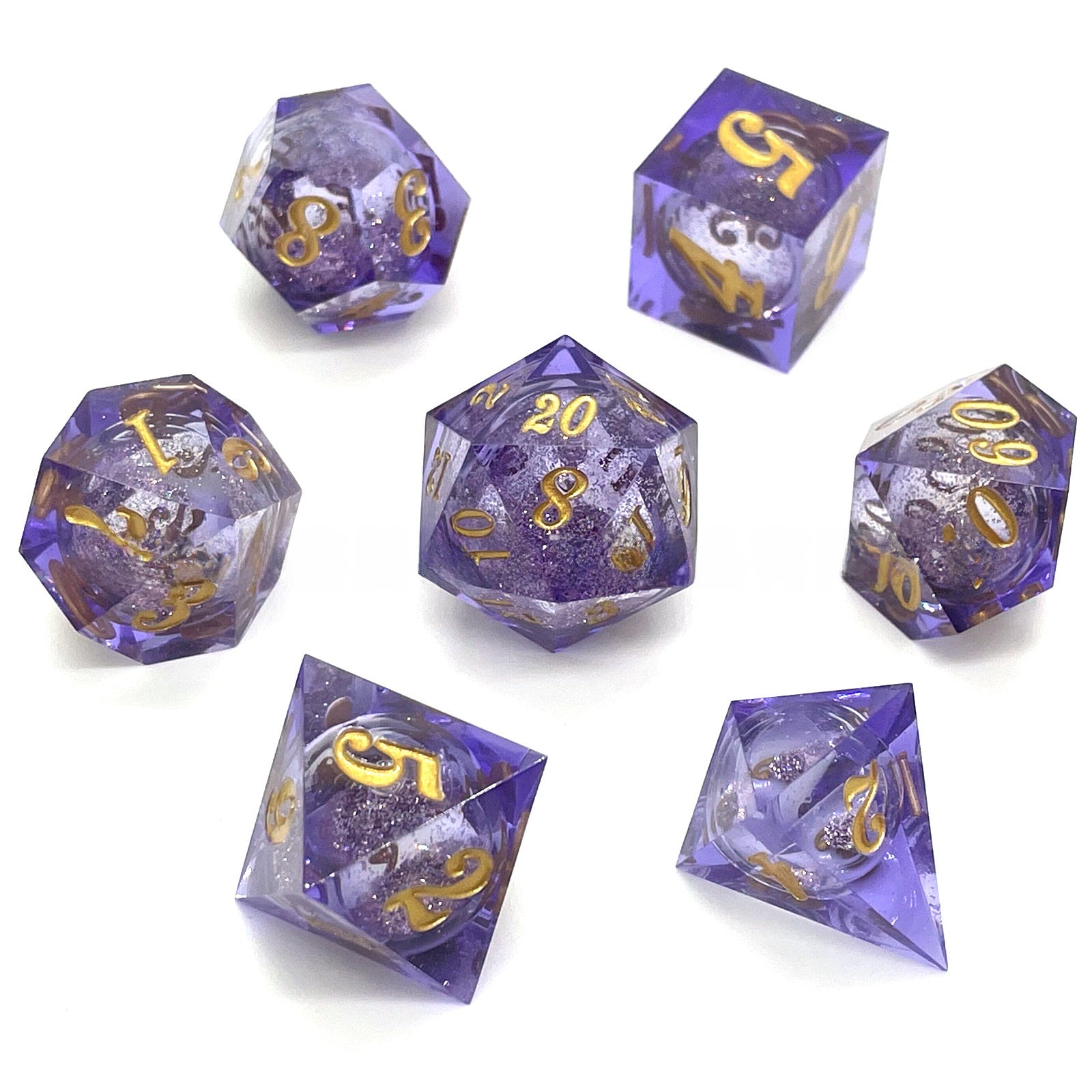 Liquid Core Sharp Edge Resin Dice