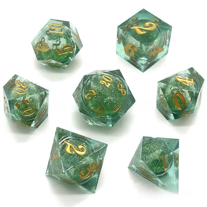 Liquid Core Sharp Edge Resin Dice