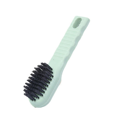 Liquid-filled soft-bristled shoe brush