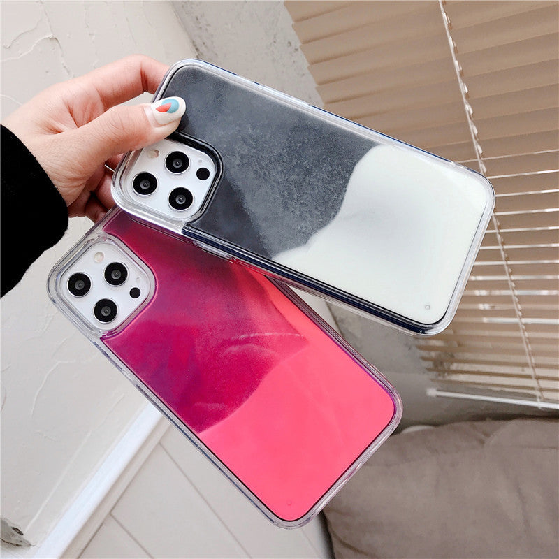 Liquid Glow Quicksand Phone Case