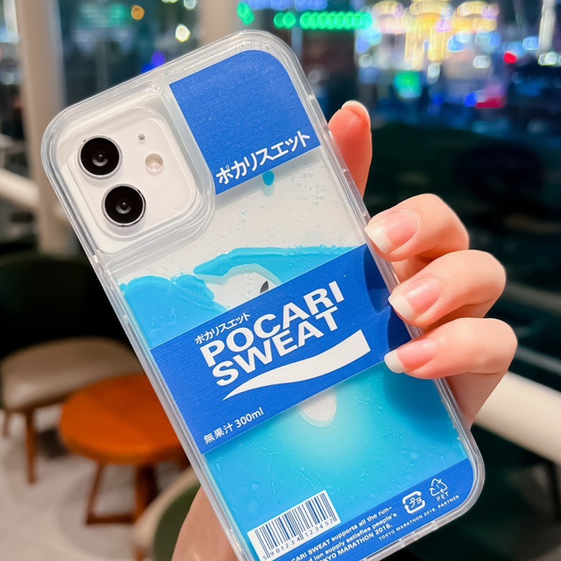 Liquid Sand Phone Case with Anti-Drop Protection