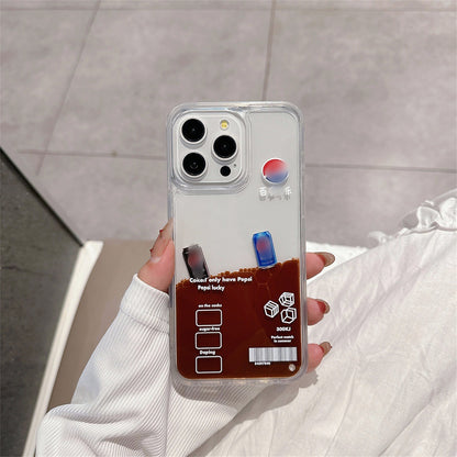 Liquid Sand Phone Case with Anti-Drop Protection