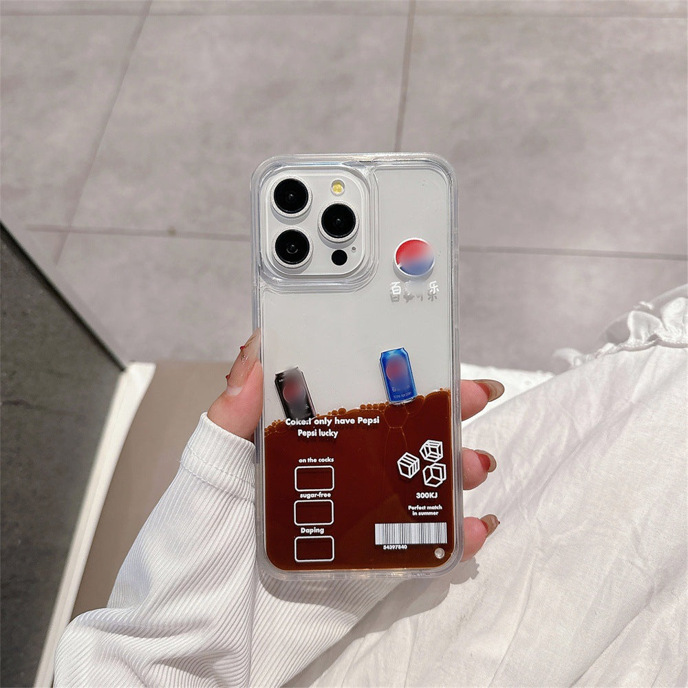 Liquid Sand Phone Case with Anti-Drop Protection