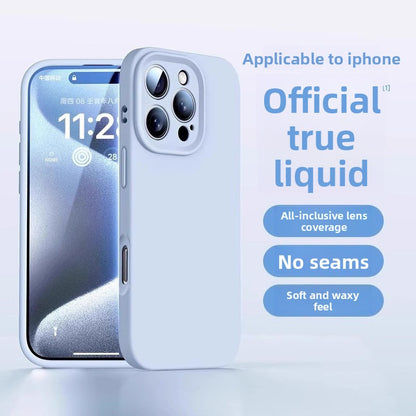 Liquid Silicone Case Suitable for Apple 16/17 Pro Max Phone Case iPhone 15 New Model 13 Protective Case 12 Couple Case 14 Plus Female Anti-Drop Niche Male High-End Feel 11 Full Lens Coverage Air
