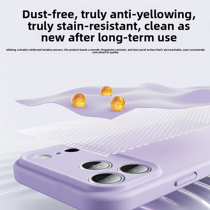 Liquid Silicone Case Suitable for Apple 16/17 Pro Max Phone Case iPhone 15 New Model 13 Protective Case 12 Couple Case 14 Plus Female Anti-Drop Niche Male High-End Feel 11 Full Lens Coverage Air