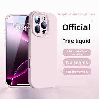 Liquid Silicone Case Suitable for Apple 16/17 Pro Max Phone Case iPhone 15 New Model 13 Protective Case 12 Couple Case 14 Plus Female Anti-Drop Niche Male High-End Feel 11 Full Lens Coverage Air