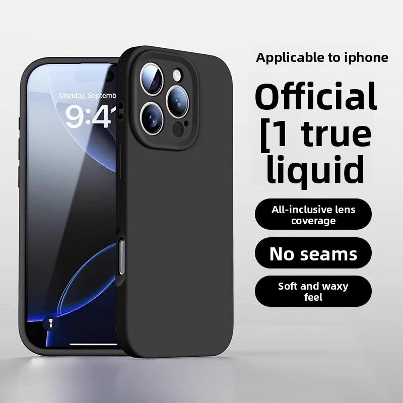 Liquid Silicone Case Suitable for Apple 16/17 Pro Max Phone Case iPhone 15 New Model 13 Protective Case 12 Couple Case 14 Plus Female Anti-Drop Niche Male High-End Feel 11 Full Lens Coverage Air