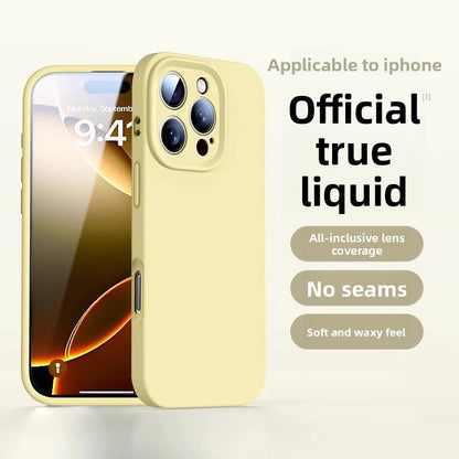Liquid Silicone Case Suitable for Apple 16/17 Pro Max Phone Case iPhone 15 New Model 13 Protective Case 12 Couple Case 14 Plus Female Anti-Drop Niche Male High-End Feel 11 Full Lens Coverage Air