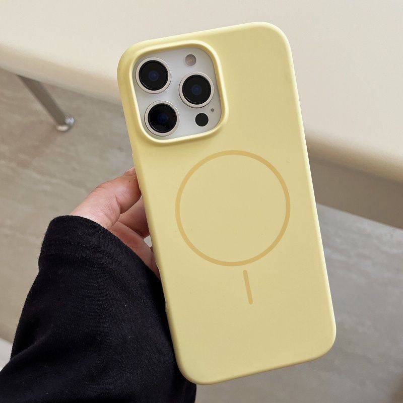 Liquid Silicone Magnetic Phone Case for Apple iPhone