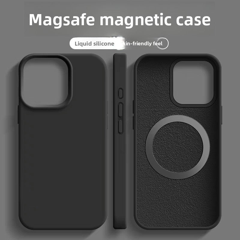 Liquid Silicone Magnetic Phone Case for iPhone