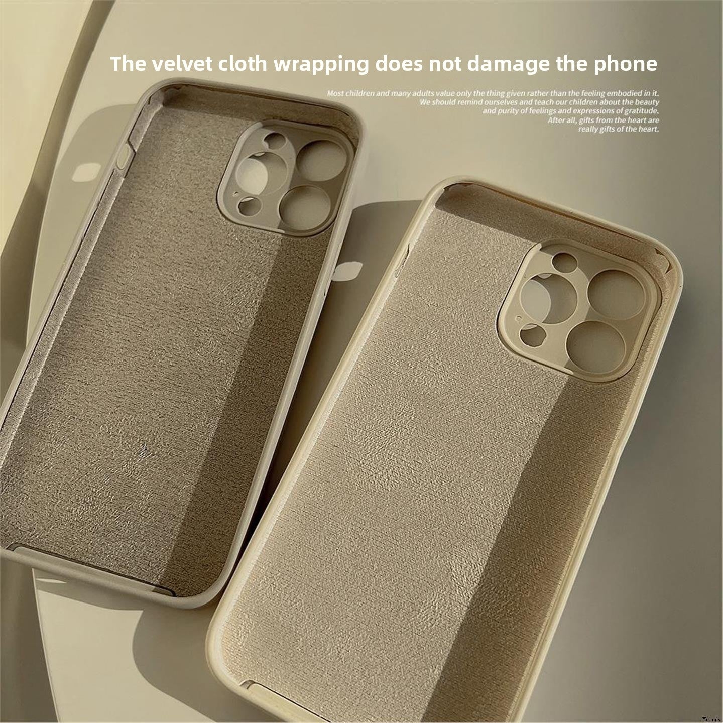 Liquid silicone phone case