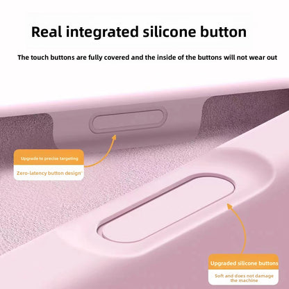 Liquid Silicone Phone Case with AI Button for iPhone 17 16 15 14 13