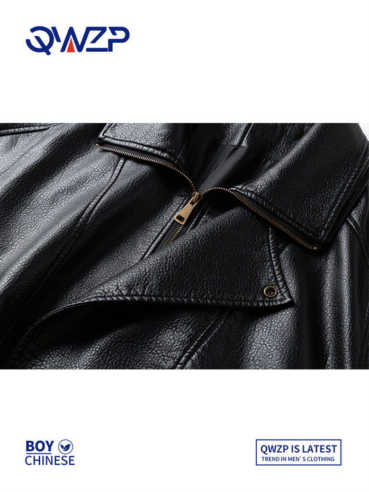 Litchi Leather Jacket