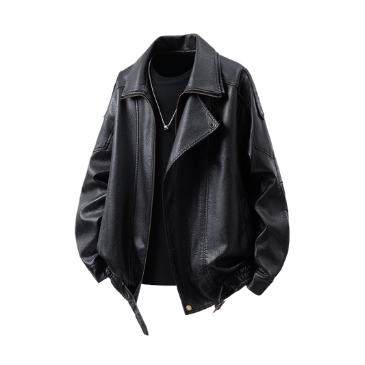 Litchi Leather Jacket