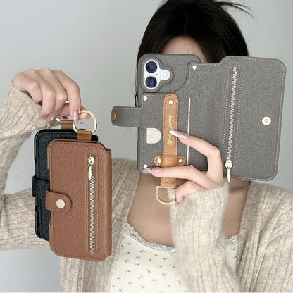 Litchi-pattern phone case