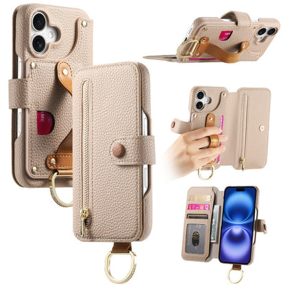 Litchi-pattern phone case