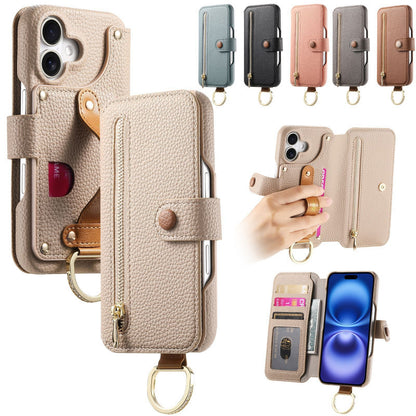 Litchi-pattern phone case